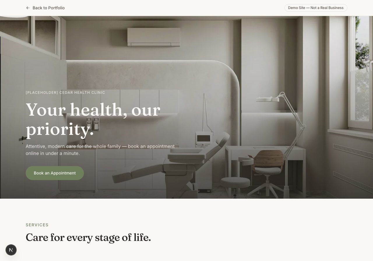 Clinic Example preview